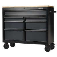 Draper BUNKER® Workbench Roller Tool Cabinet, 7 Drawer, 41\", Grey £790.00